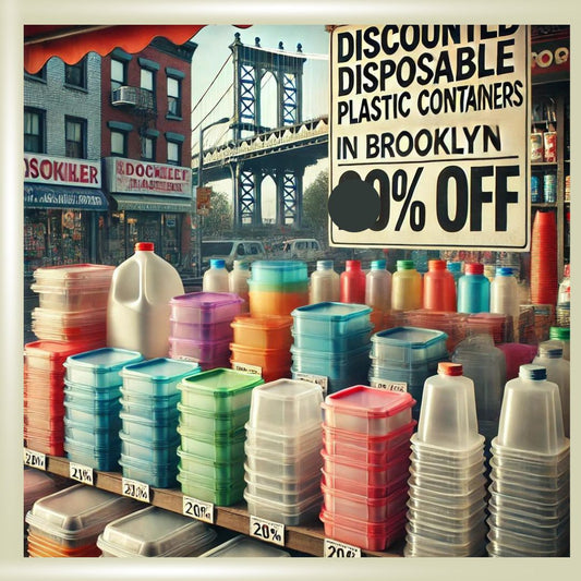 Discounted Disposable Plastic Containers in Brooklyn