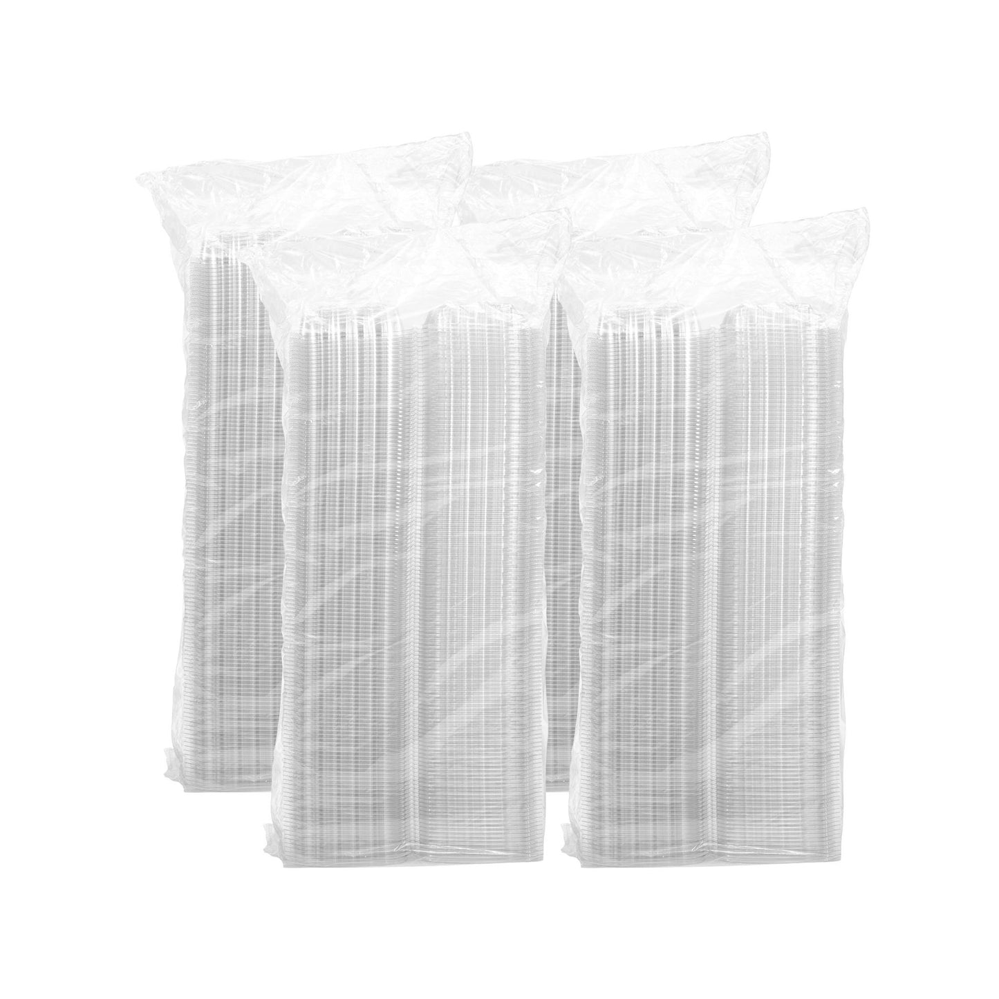 Clear Hinged Lid 5" Plastic Sandwich Containers (500) | Dart C53PST1 ClearSeal®