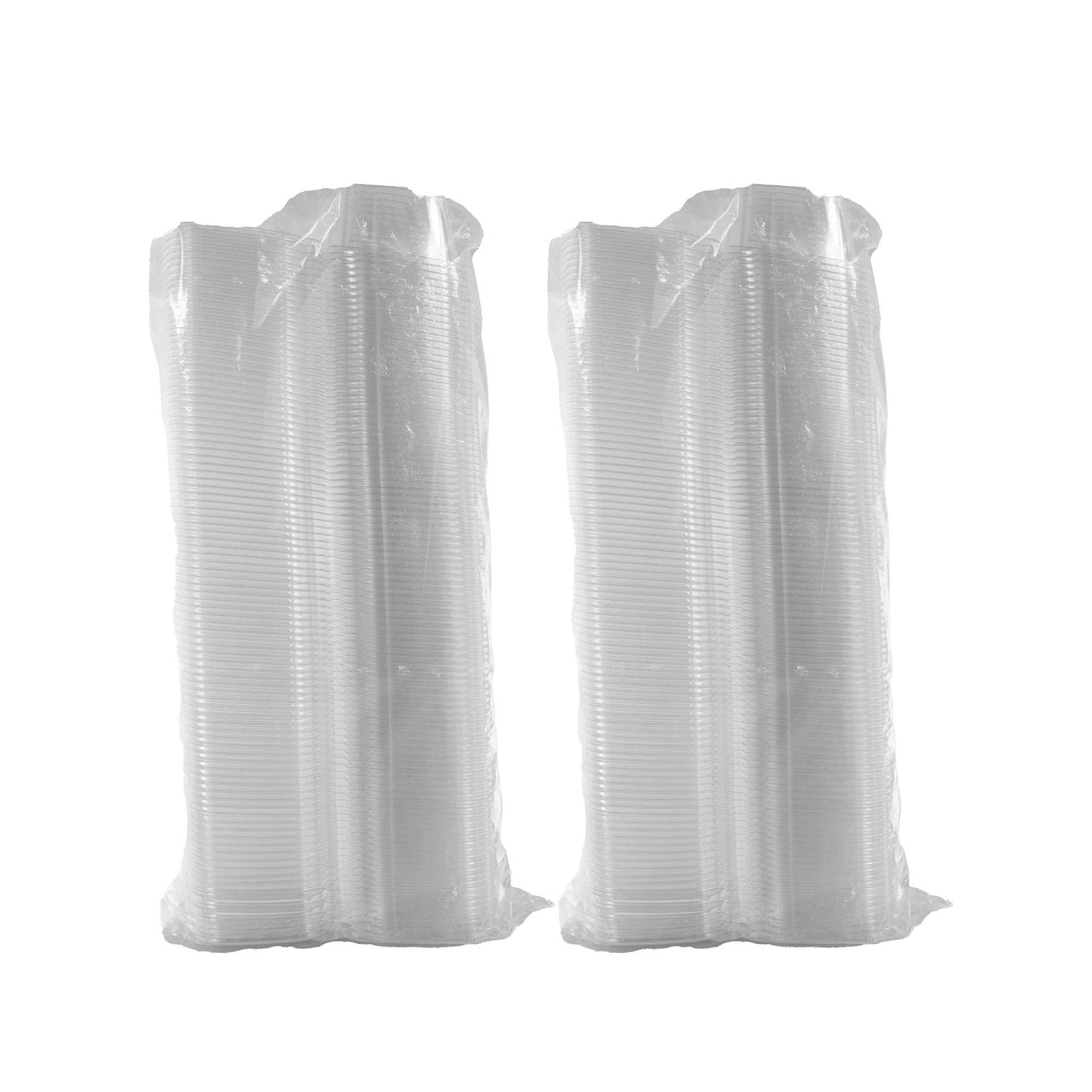 Clear Hinged Container with Flat Lid 16 oz Tamper-Resistant (Case of 200) | Dart CH16DEF