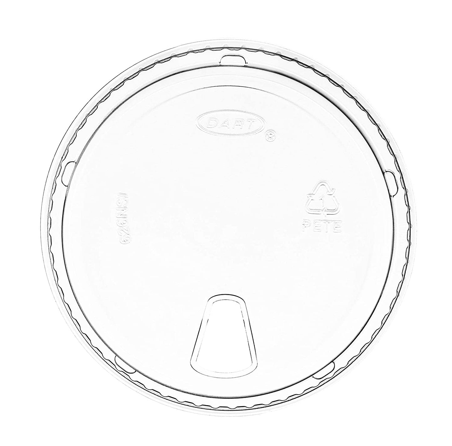 Clear Sip Through Prima PET Plastic Strawless Lid Cold Cup (1000) | Solo 626NSL
