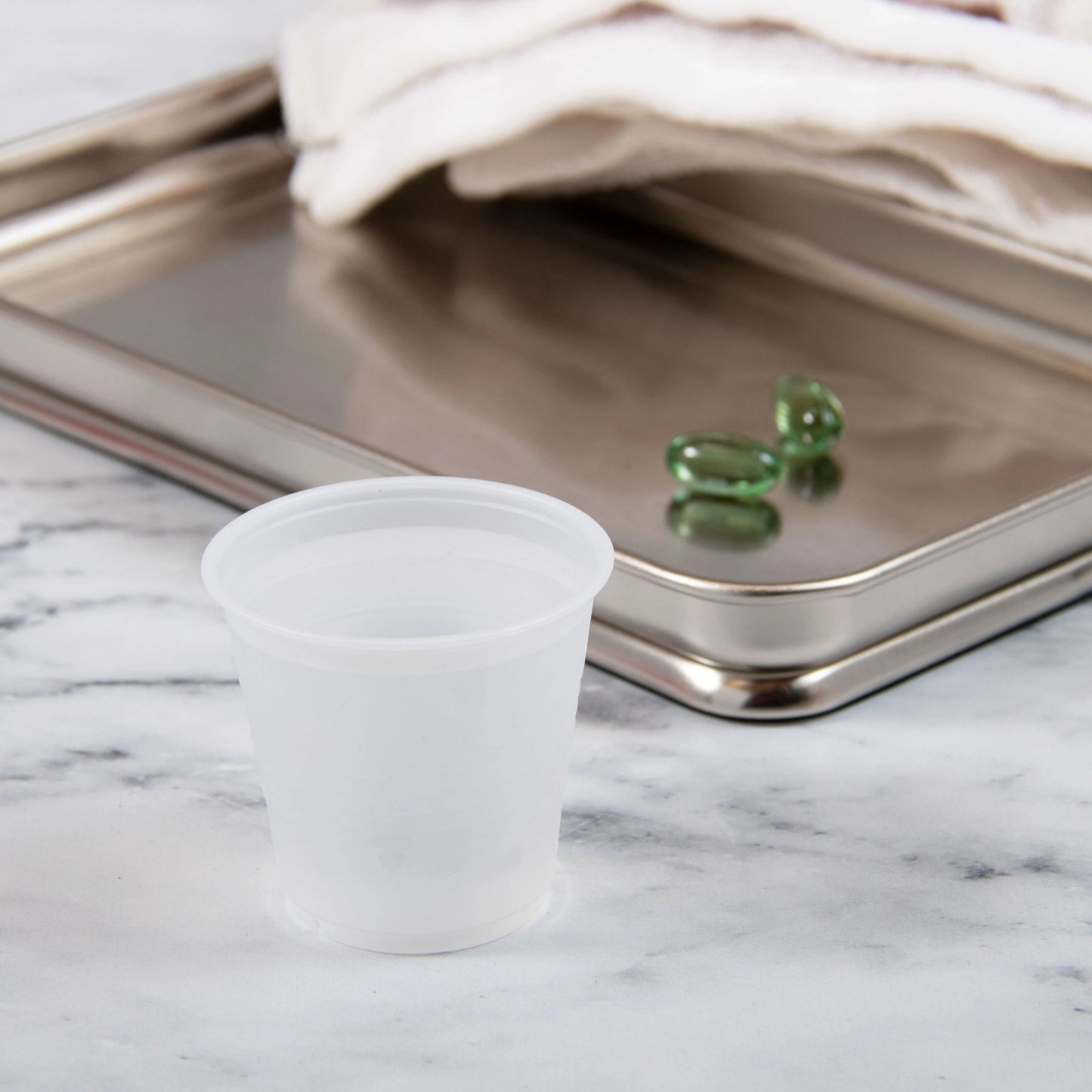 Translucent Plastic Small Cold Cup 3.5 oz 2500 Count | Dart Conex Galaxy Y35