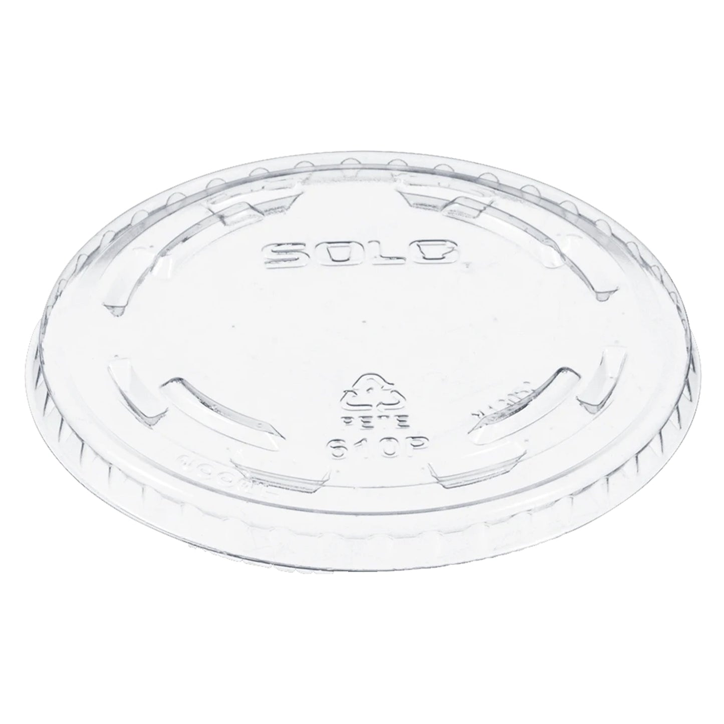 Non Vented PET Plastic Lids (1000) | Solo Ultra Clear 610TP