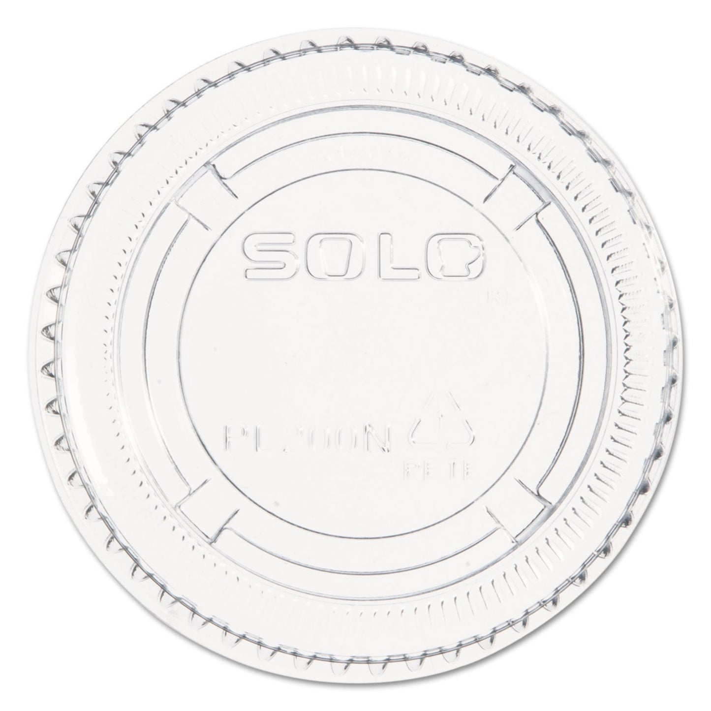 Translucent Portion Soufflés Container Lids 2 oz (2500) | Dart PL200N