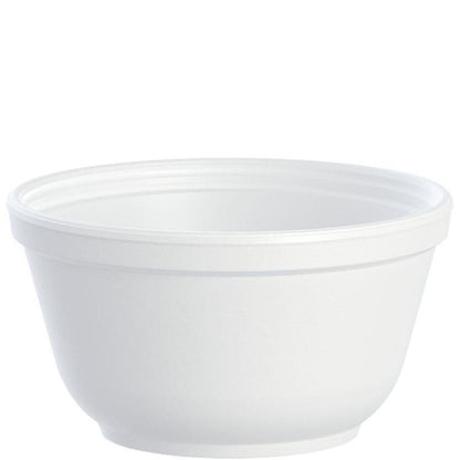 Insulated Foam Food Cup Hot/Cold 10 oz 1000 Count - White, Disposable | Dart 10B20