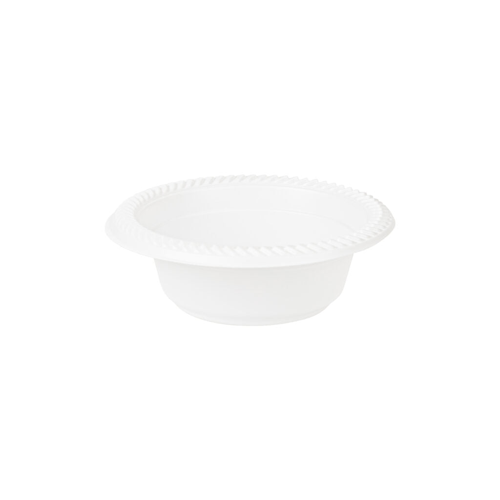 White Plastic Round Bowl 5 oz (800) | BLUESKY 5BW