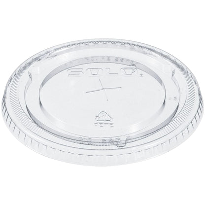 Clear Plastic PET Straw-Slotted Lid (1000) | Solo 626TS