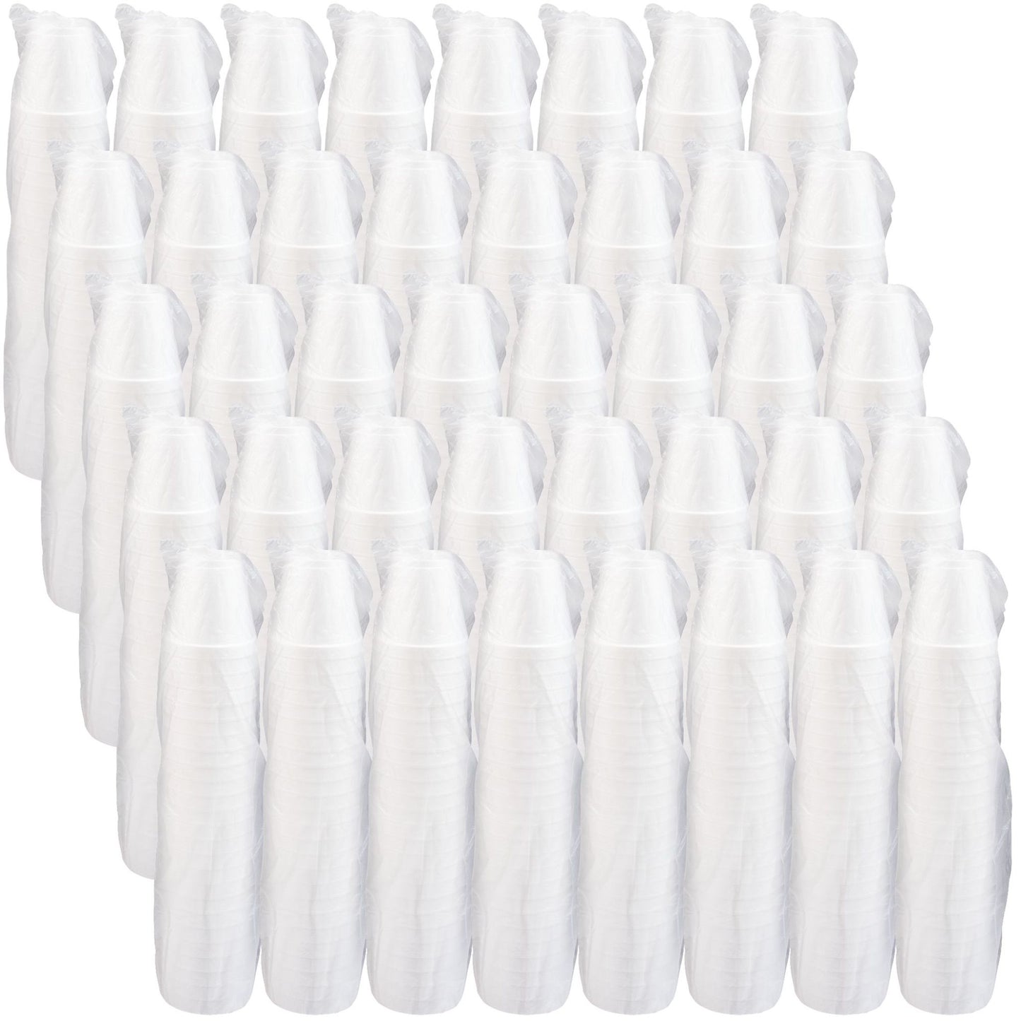 White Insulated Foam Cups 8 oz 1000 Count - Disposable J Cup® | Dart 8J8