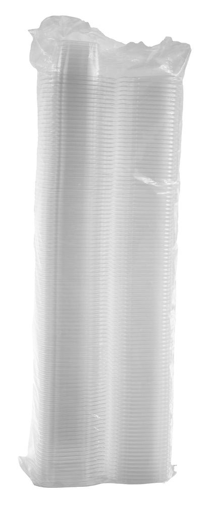 Clear Hinged Container with Flat Lid  6 oz Tamper-Resistant (Case of 400) | Dart CH6DEF