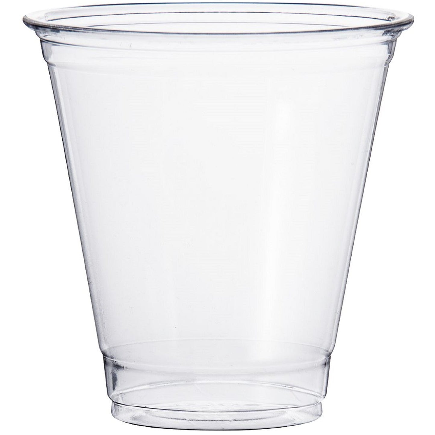 Clear PET Plastic Cold Squat Cup 12 oz 1000 Count - Disposable | Solo Ultra Clear TP12S