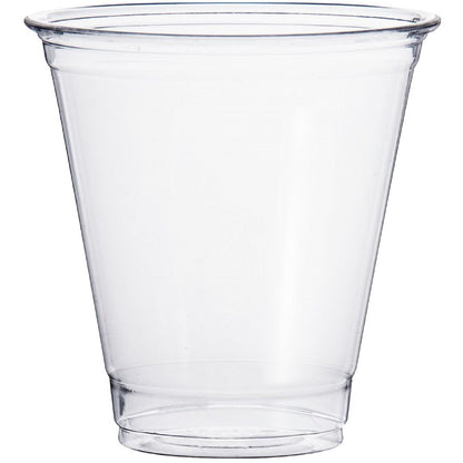 Clear PET Plastic Cold Squat Cup 12 oz 1000 Count - Disposable | Solo Ultra Clear TP12S