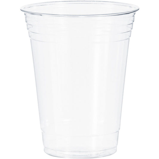 Clear PET Plastic Cold Cup 16 oz 1000 Count - Disposable | Solo Ultra Clear TP16D