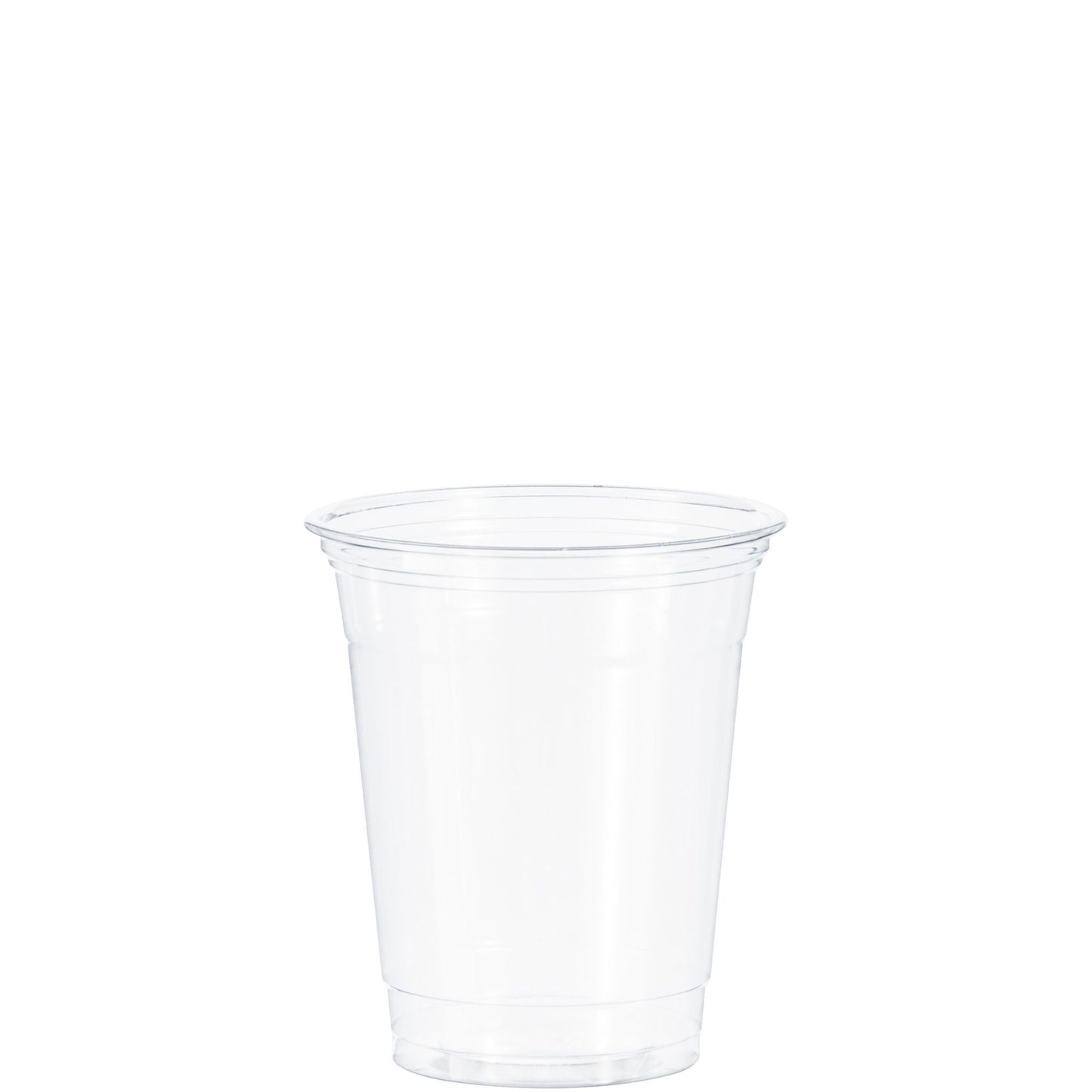 Clear PET Plastic Cold Cup 12 oz 1000 Count - Disposable | Solo Ultra Clear TP12