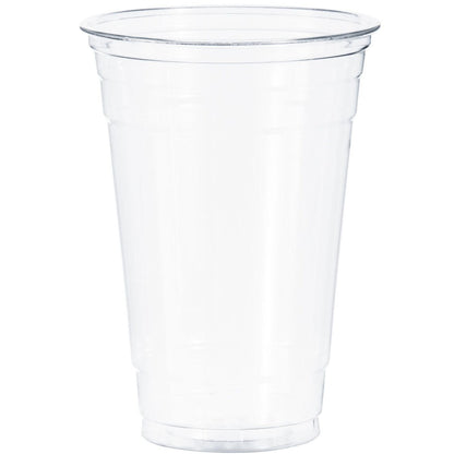 Clear PET Plastic Cold Cup 20 oz 600 Count - Disposable | Solo Ultra Clear TP20