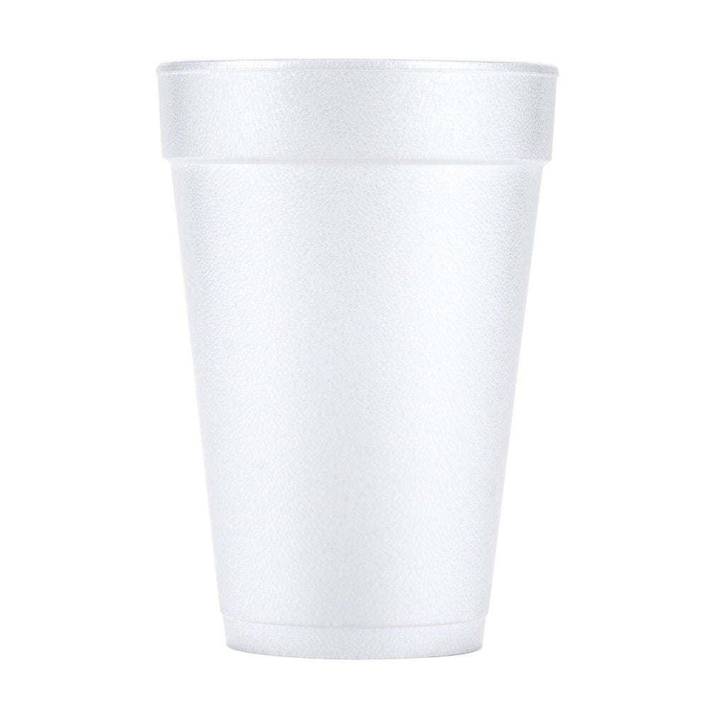 Dart 16J16 - 16 oz White Insulated Foam Cup - J Cup® Insulated Foam Cups -- (1000)
