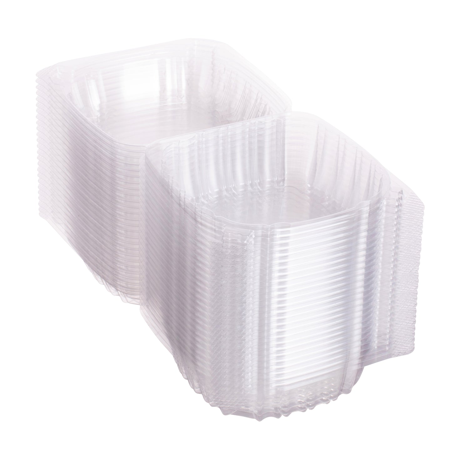 Clear Hinged Lid 5" Plastic Sandwich Containers (500) | Dart C53PST1 ClearSeal®